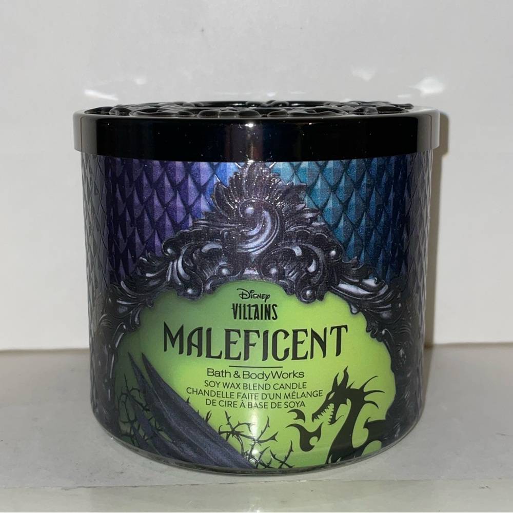 Bath & Body Works Disney Villains Maleficent Scented Candle 3 Wick Discontinued